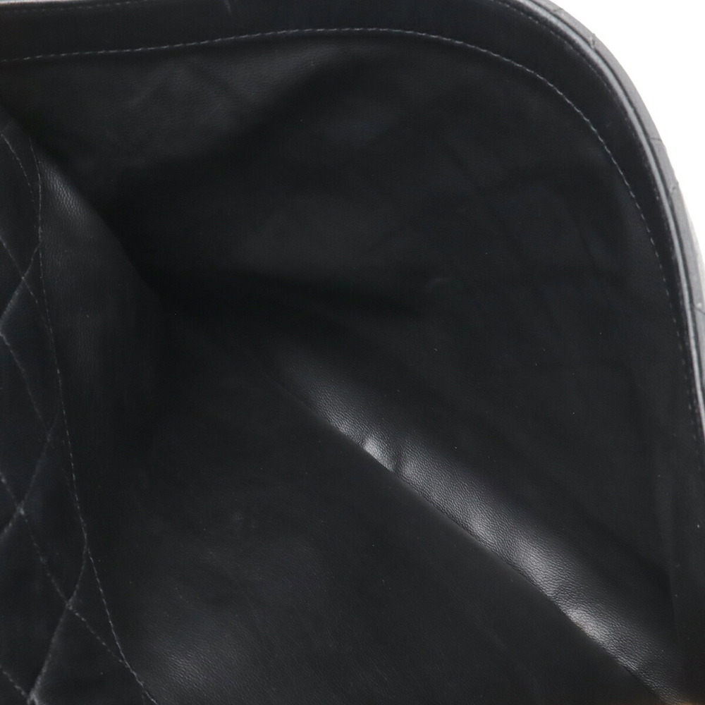 CHANEL Black Lambskin Leather Shoulder Bag - Picture 10 of 10